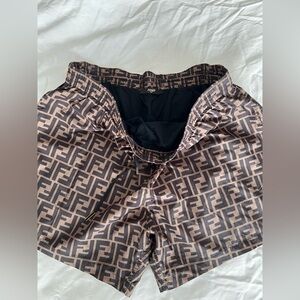 Fendi FF Drawstring Swim Shorts